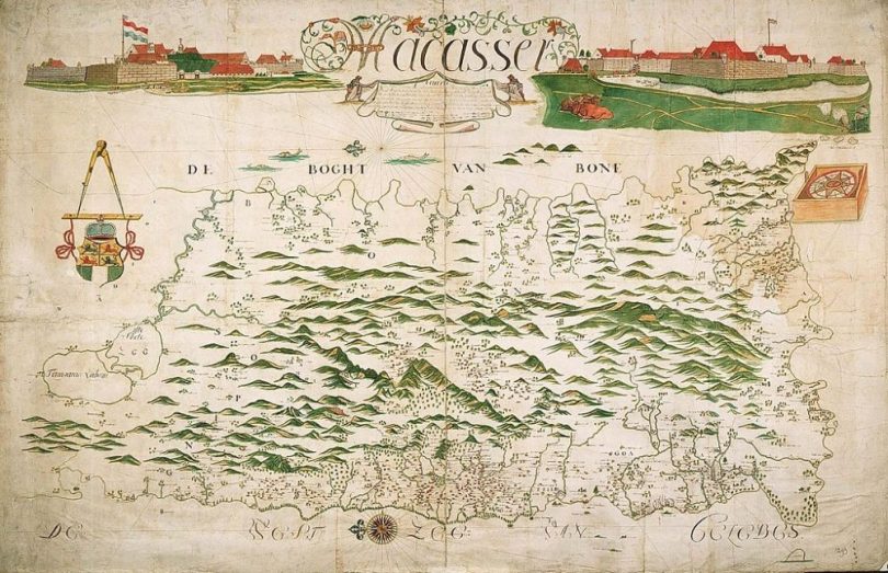 Hari jadi Sulawesi Selatan (peta kuno Sulawesi Selatan)