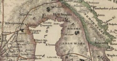 Peta kuno Luwu (Belopa)